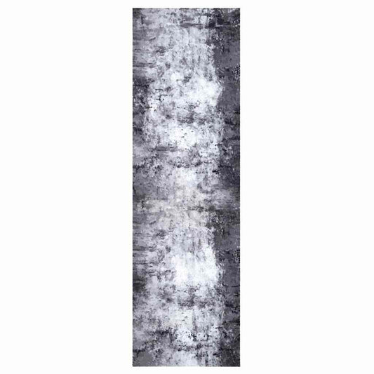 Küchen Teppich Grau 150 x 45 cm Samt