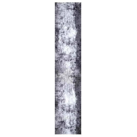 Küchen Teppich Grau 300 x 60 cm Samt