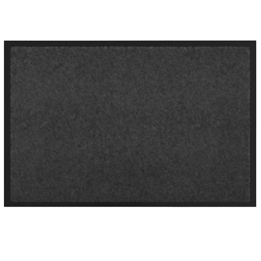 Fußmatte Anthrazit 40 x 60 cm Teddystoff
