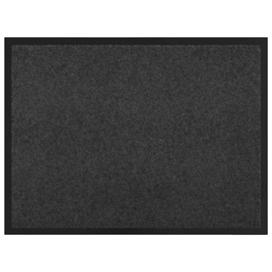 Fußmatte Anthrazit 60 x 80 cm Teddystoff