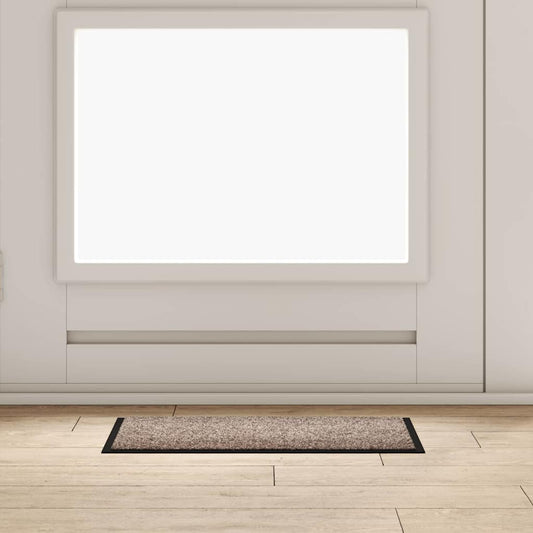 Fußmatte Beige 40 x 60 cm Teddystoff