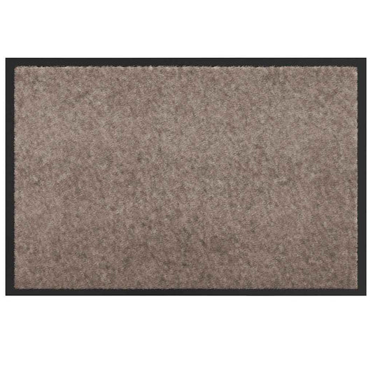 Fußmatte Beige 40 x 60 cm Teddystoff