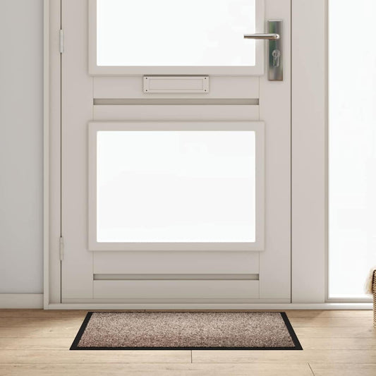 Fußmatte Beige 60 x 80 cm Teddystoff
