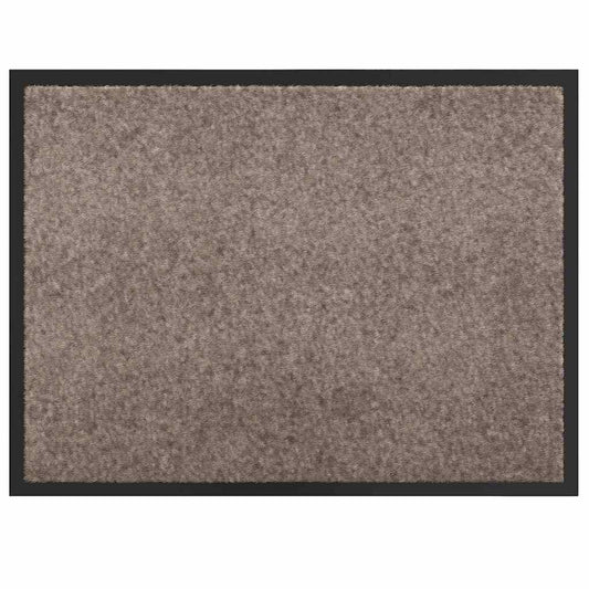 Fußmatte Beige 60 x 80 cm Teddystoff
