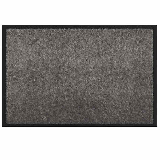 Fußmatte Hellgrau 40 x 60 cm Teddystoff