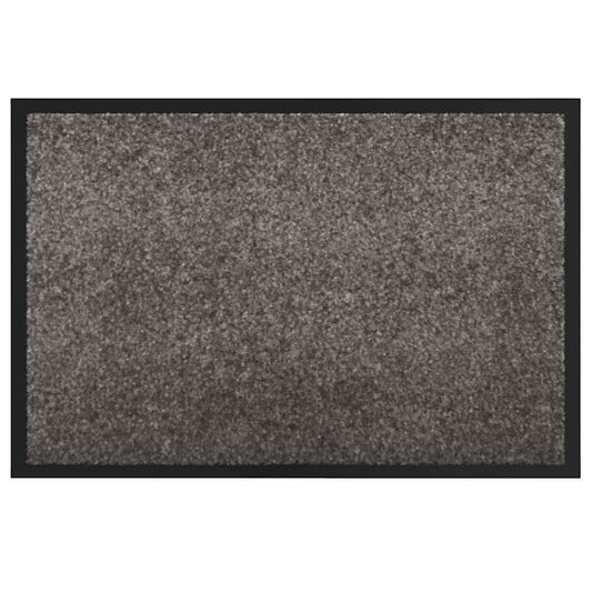 Fußmatte Hellgrau 80 x 120 cm Teddystoff