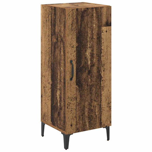 Sideboard Wandmontiert Altholz 34,5 x 34 x 90 cm Holzwerkstoff