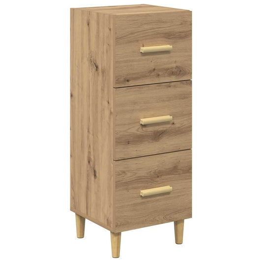 Sideboard Artisan-Eiche 34,5 x 34 x 90 cm Holzwerkstoff