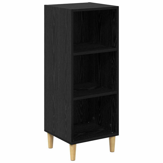 Sideboard Schwarz Eichen-Optik 34,5 x 32,5 x 90 cm