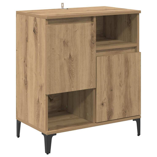 Sideboard Eiche handwerklich 60 x 35 x 70 cm Holzwerkstoff
