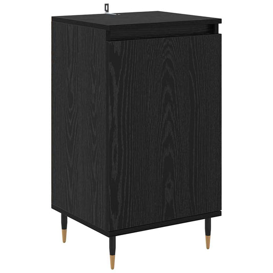 Sideboard 2 pcs Schwarz Eichen-Optik 40 x 35 x 70 cm