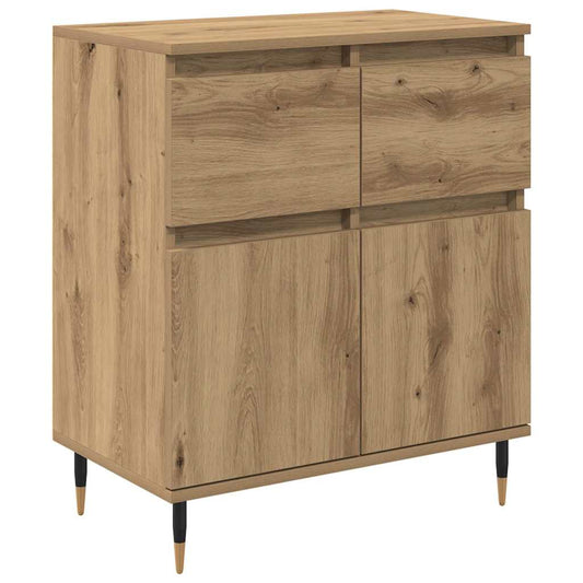 Sideboard Artisan-Eiche 60 x 35 x 70 cm Verbundholz und Eisen