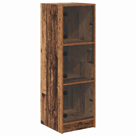 Highboard Altholz 35 x 37 x 109 cm Holzwerkstoff