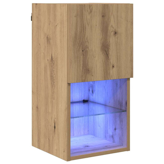 Wandmontierter TV-Schrank Artisan-Eiche 30,5 x 30 x 60 cm