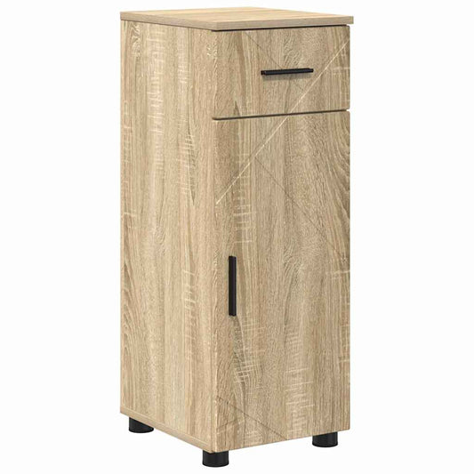 Badezimmerschrank mit Schubladen Sonoma-Eiche 30 x 35 x 80 cm