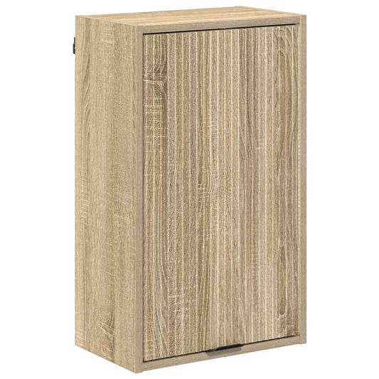 Badezimmerschrank Wandmontiert Sonoma-Eiche 39 x 23,5 x 65 cm