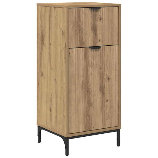 Badezimmerschrank mit Speicher Artisan-Eiche 39,5 x 36 x 88 cm
