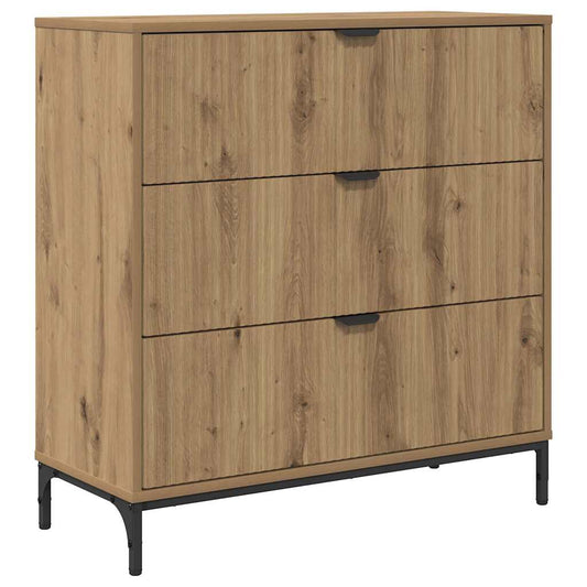 Sideboard Artisan-Eiche 79,5 x 33 x 82 cm Holzwerkstoff