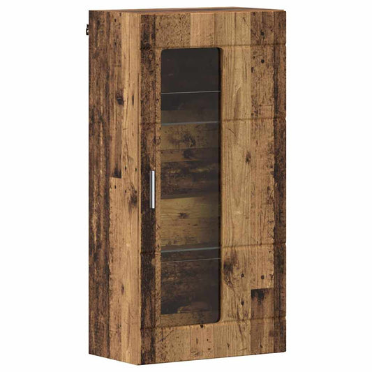 Wandmontierter Schrank Altholz 55 x 29 x 100 cm Holzwerkstoff
