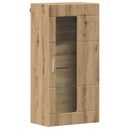 Wandmontierter Schrank mit Regal Artisan-Eiche 55 x 29 x 100 cm