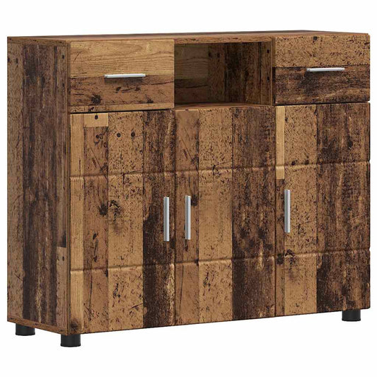 Sideboard mit Tür Altholz 88,5 x 30,5 x 73 cm Holzwerkstoff