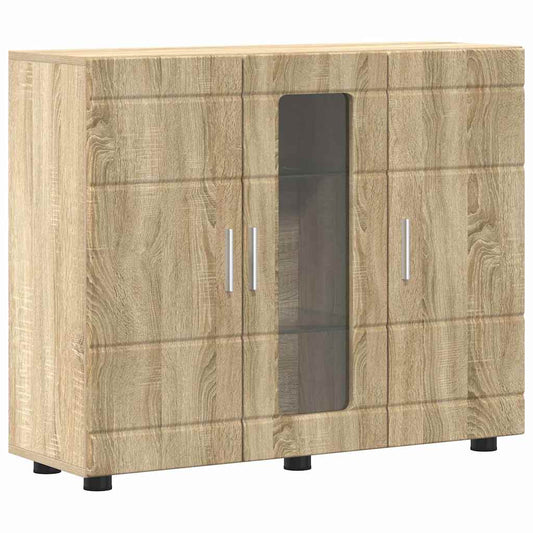 Sideboard mit Tür Sonoma-Eiche 55,5 x 29 x 100 cm Holzwerkstoff