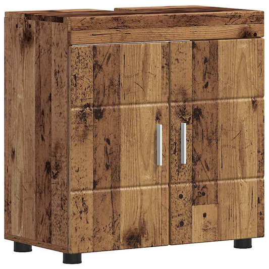 Badezimmerschrank-Set TULUM Altholz 60 x 34 x 63 cm