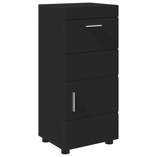 Badezimmerschrank-Set TULUM Schwarz 37 x 31,5 x 82 cm