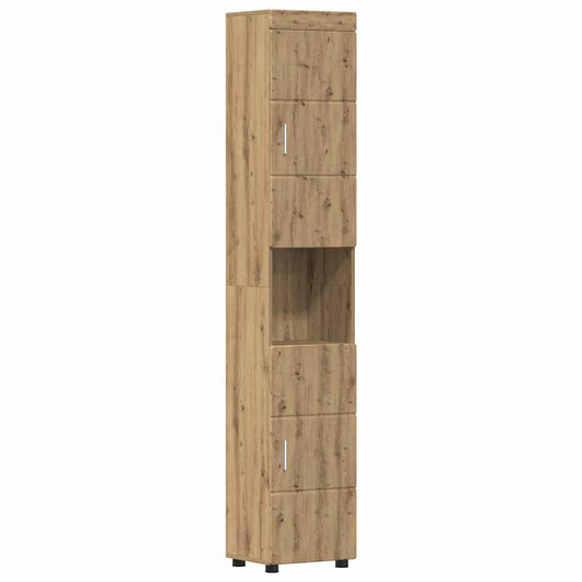 Badezimmerschrank-Set TULUM Artisan-Eiche 37 x 31,5 x 203 cm