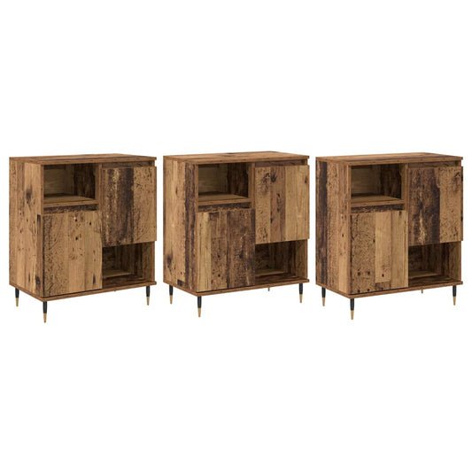 Sideboards 3 pcs Altholz 180 x 35 x 70 cm Holzwerkstoff
