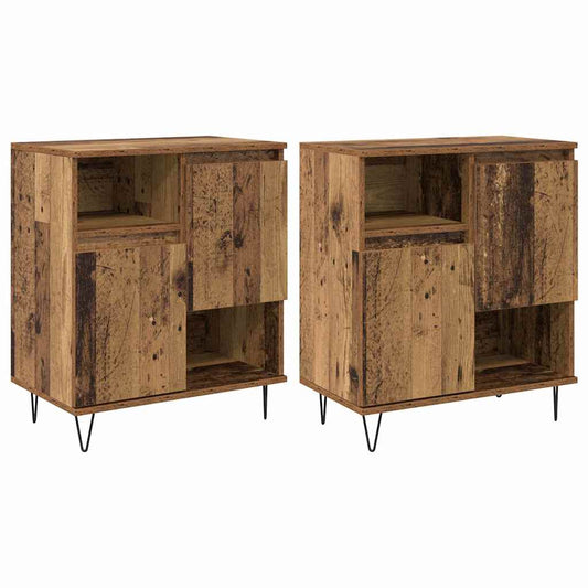 Sideboards 2 pcs Altholz 120 x 35 x 70 cm Holzwerkstoff