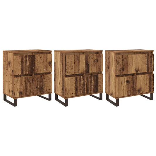 Sideboards 3 pcs Altholz 180 x 35 x 70 cm Holzwerkstoff