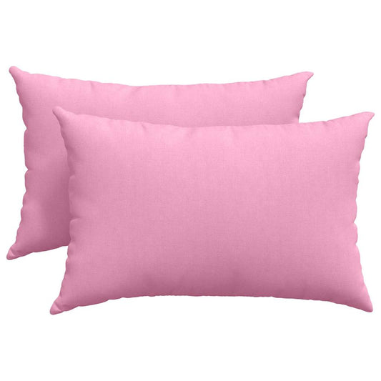Sofakissen 2 pcs Rosa 60 x 40 cm Stoff