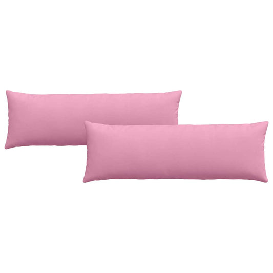 Sofakissen 2 pcs Rosa 120 x 40 cm Stoff