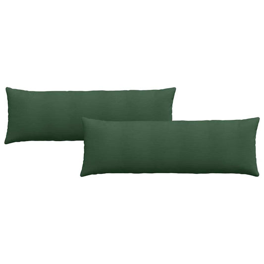 Sofakissen 2 pcs Dunkelgrün 120 x 40 cm Cordstoff