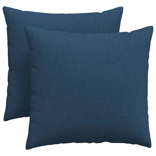 Sofakissen 2 pcs Blau 45 x 45 cm Stoff