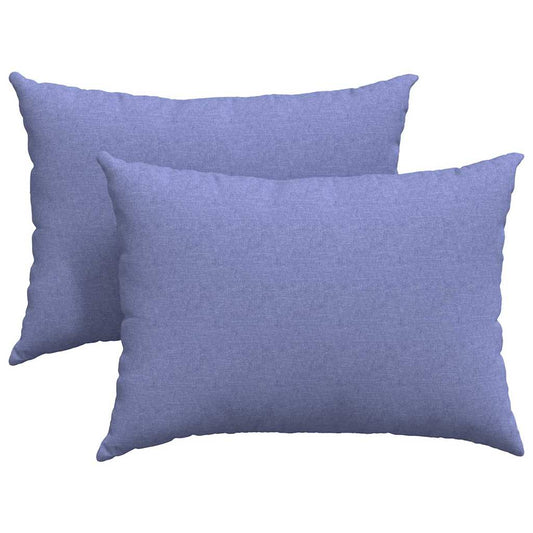 Sofakissen 2 pcs Blau 70 x 50 cm Stoff