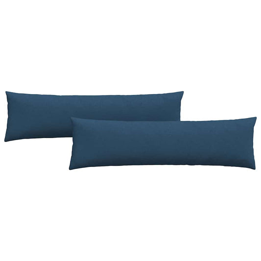 Sofakissen 2 pcs Blau 145 x 40 cm Stoff