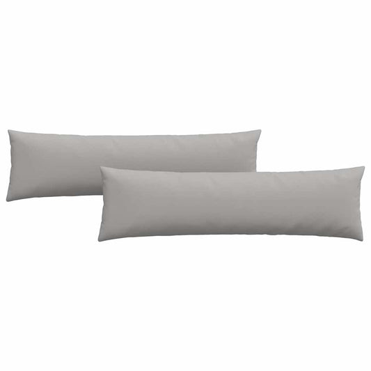 Sofakissen 2 pcs Grau 145 x 40 cm Stoff