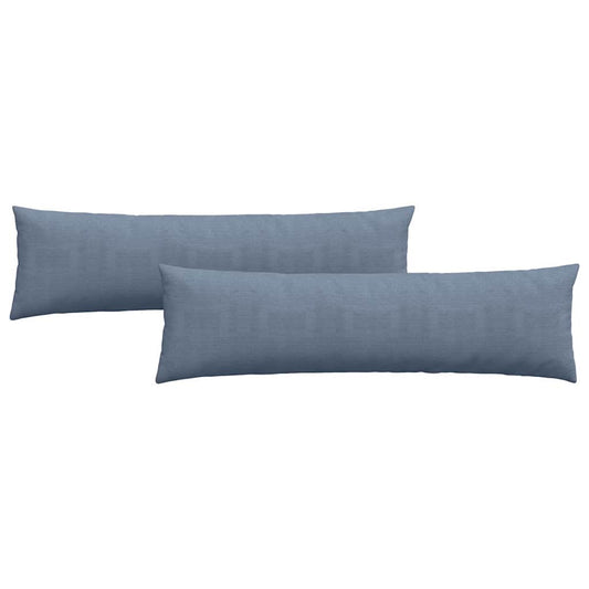 Sofakissen 2 pcs Blau 145 x 40 cm Cordstoff