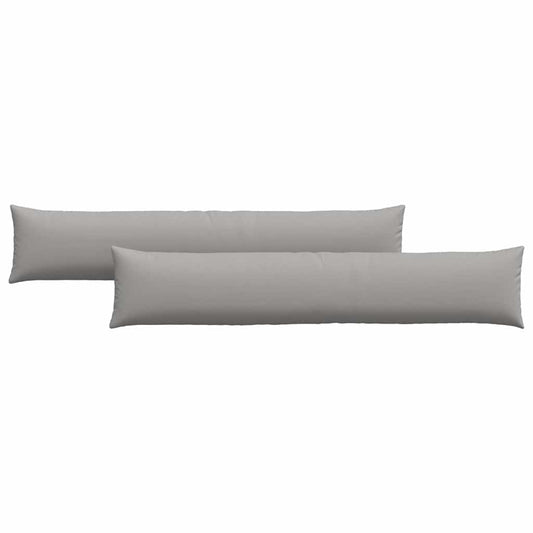 Sofakissen 2 pcs Grau 200 x 40 cm Stoff