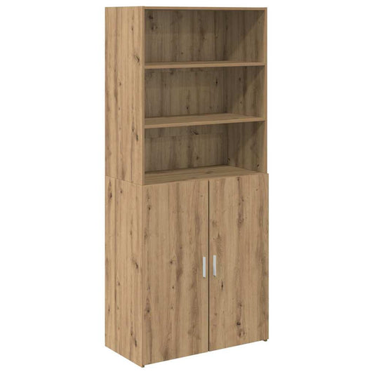 Highboard Artisan-Eiche 80 x 42,5 x 185 cm Holzwerkstoff
