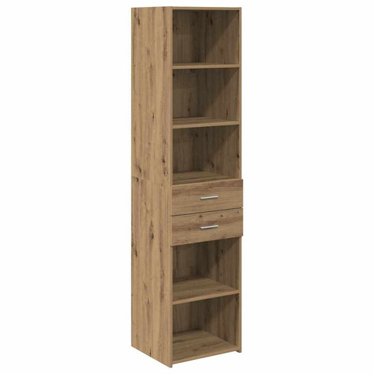 Highboard Artisan-Eiche 45 x 42,5 x 185 cm Holzwerkstoff