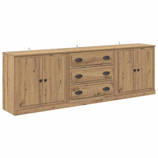 Sideboards 3 pcs Altholz 210 x 35,5 x 67,5 cm Holzwerkstoff