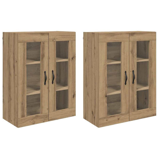 Wandschränke 2 pcs Artisan-Eiche 69,5 x 34 x 90 cm