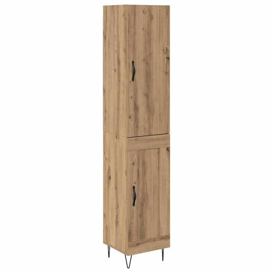 Highboard Artisan-Eiche 69,5 x 34 x 180 cm Holzwerkstoff