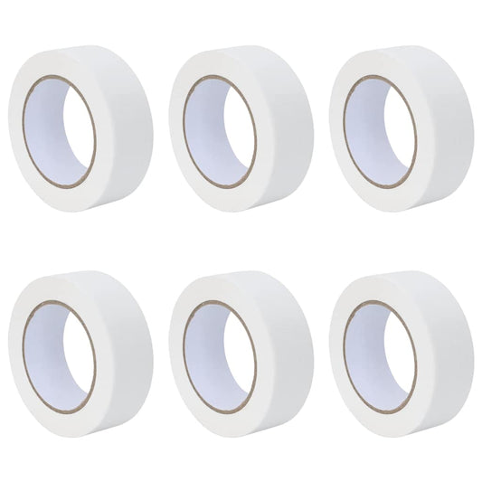 Malerklebebänder 6 pcs Weiß 38mm x 50m Papier