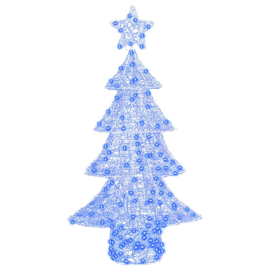 Weihnachtsbaum mit 160 LEDs Blau 150 cm Acryl