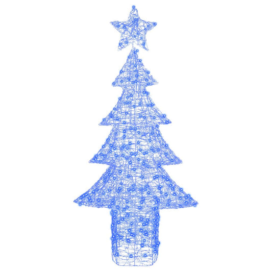 Weihnachtsbaum mit 240 LEDs Blau 180 cm Acryl