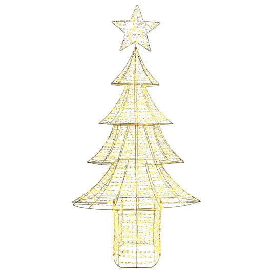 Weihnachtsbaum mit 240 LEDs Warmweiß 181 cm Haustier